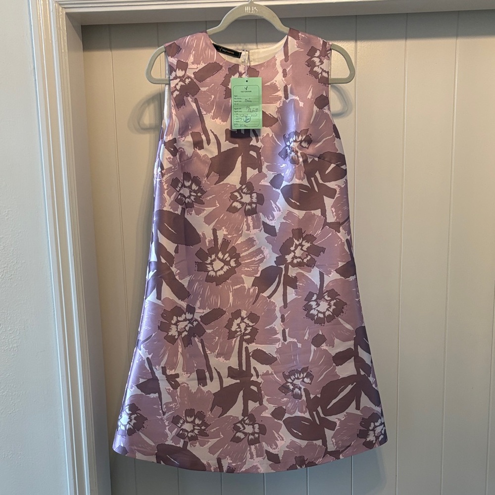 Yaly Couture Floral Pink Dress